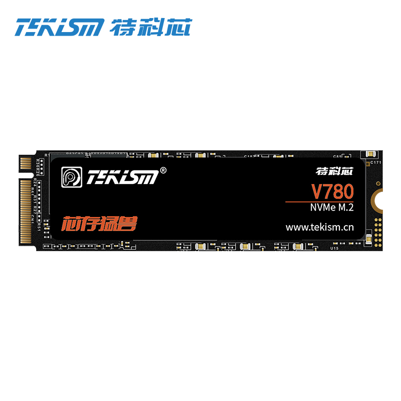特科芯（TEKISM）V780系列1TB SSD固态硬盘M.2接口 ( NVMe 协议） 黑色 1TB